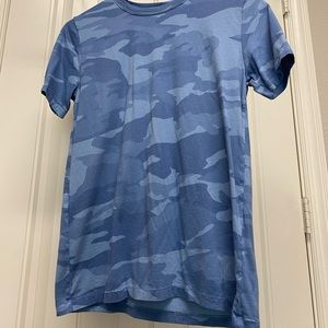 Splendid blue camo shirt size small